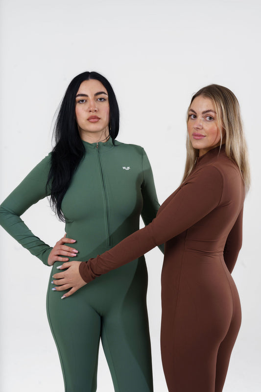 Mira All-in Jumpsuit - Brown