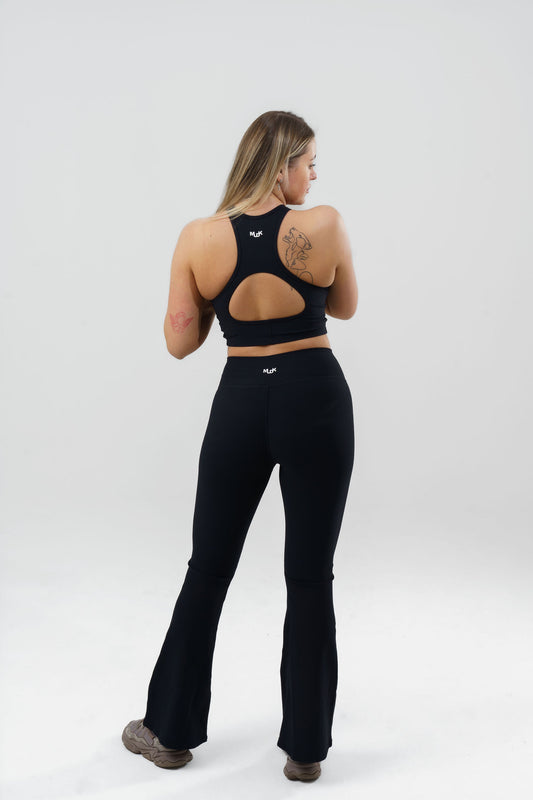 Eden Flare Leggings - Black