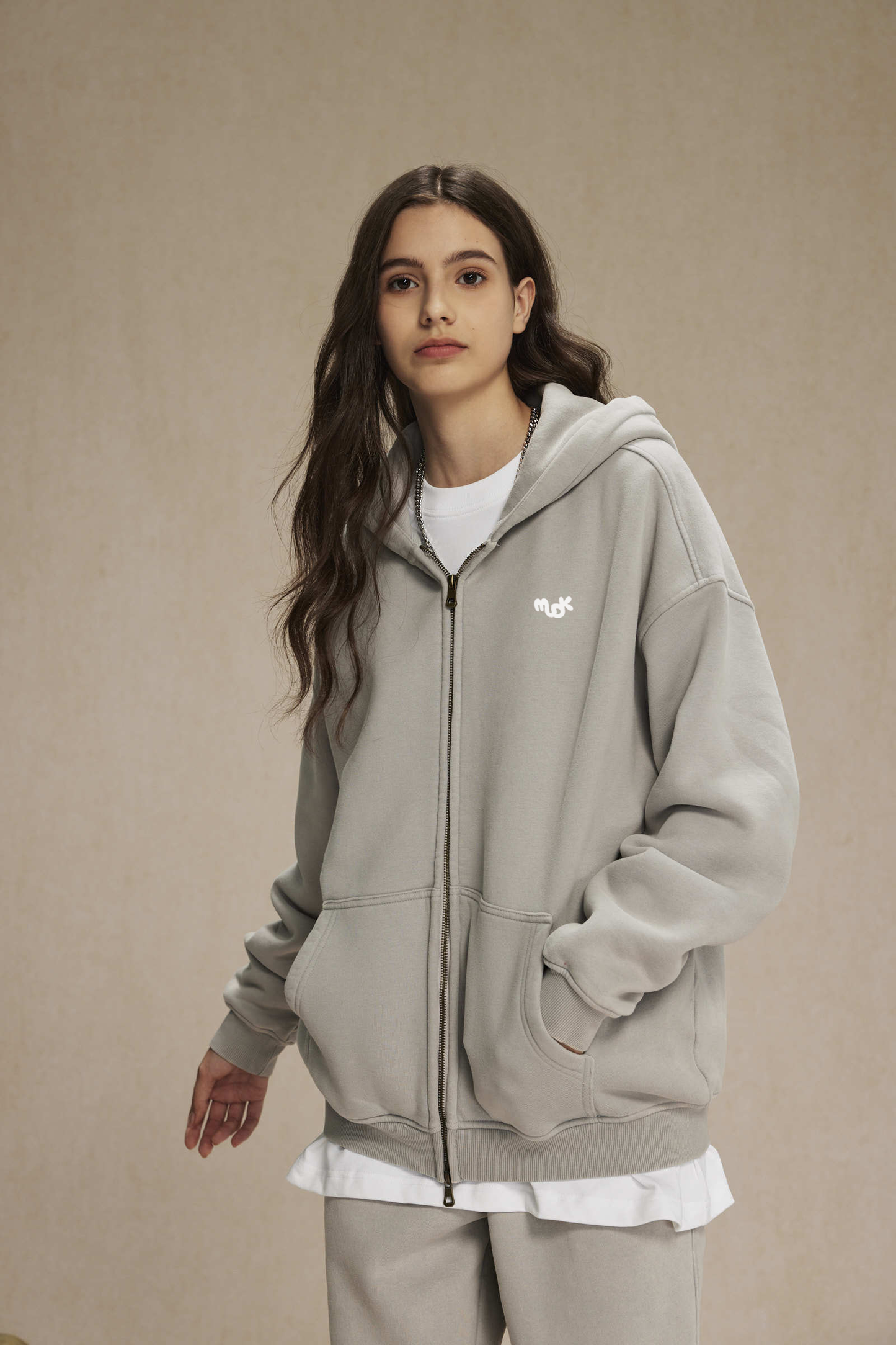 ECLIPSE Distressed Tracksuit Set Gray MUDIK - Stand out. Stay true.