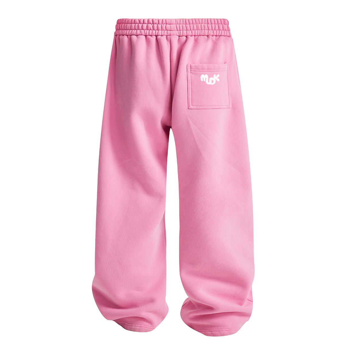 ECLIPSE Wide-leg Fleece Trousers Pink MUDIK - Stand out. Stay true.