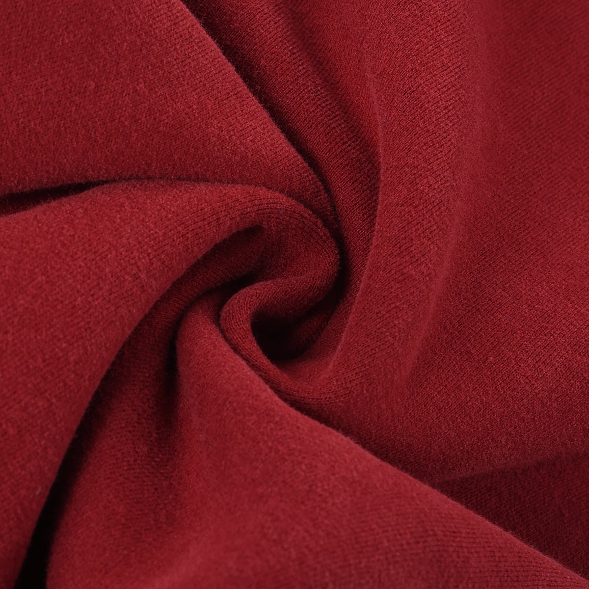 ECLIPSE Wide-leg Fleece Trousers Dark Red