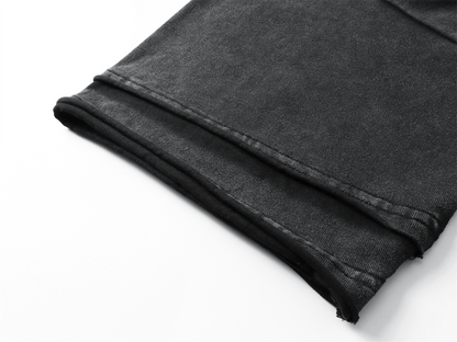 ECHO Baggy Oversized T-shirt Batik Black MUDIK - Stand out. Stay true.