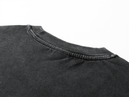 ECHO Baggy Oversized T-shirt Batik Black MUDIK - Stand out. Stay true.