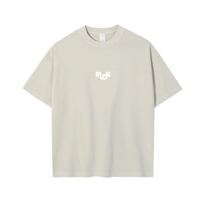 DORA Waffle T-shirt Beige