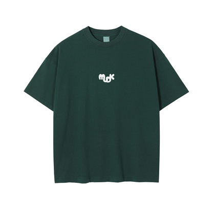 DORA Waffle T-shirt Dark Green