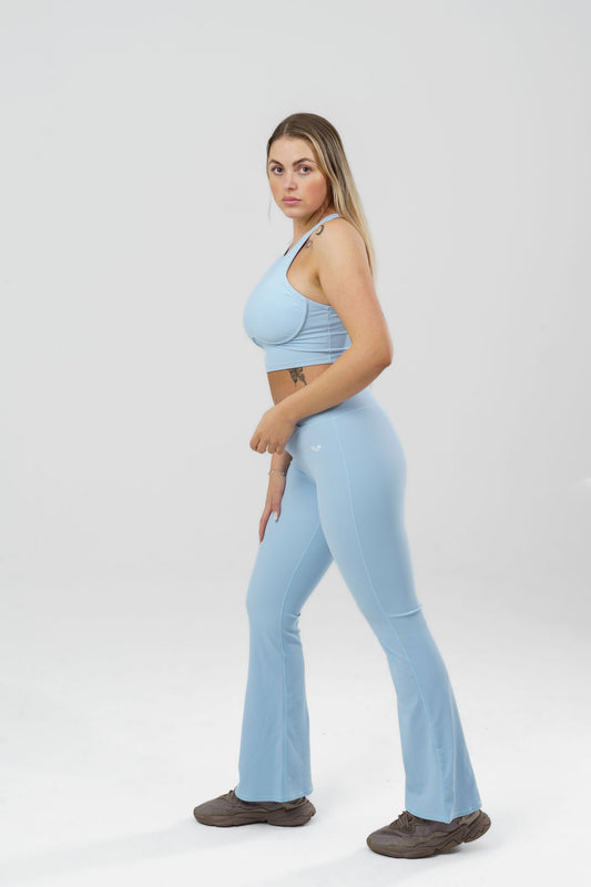 Eden Flare Leggings - Light Blue