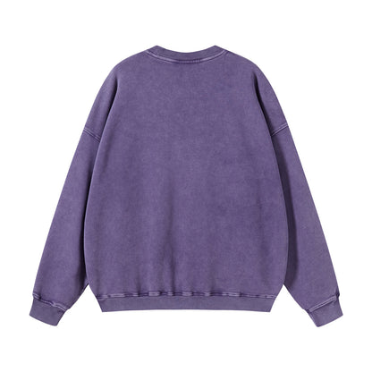 DUNE Batik Pullover Jumper Dark Purple