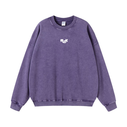 DUNE Batik Pullover Jumper Dark Purple