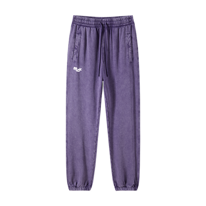 DUNE Batik Joggers Dark Purple