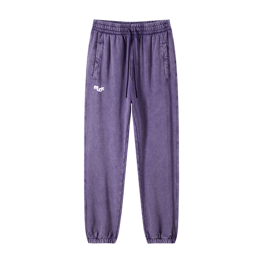 DUNE Batik Joggers Dark Purple