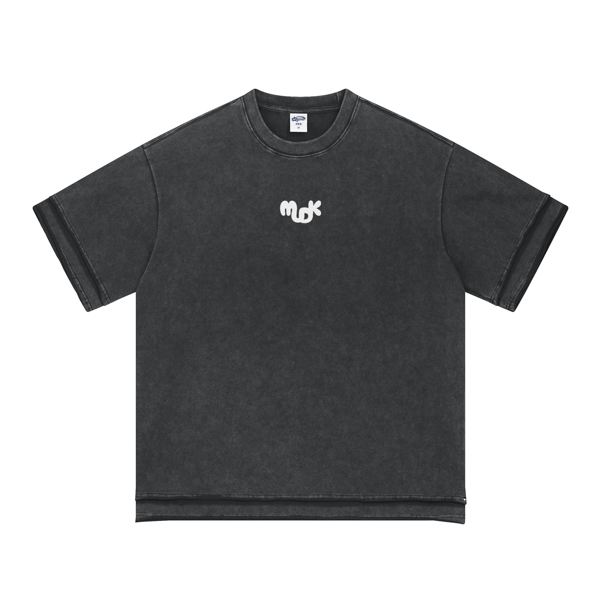 ECHO Baggy Oversized T-shirt Batik Black MUDIK - Stand out. Stay true.