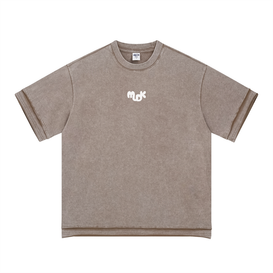 ECHO Baggy Oversized T-shirt Batik Brown MUDIK - Stand out. Stay true.