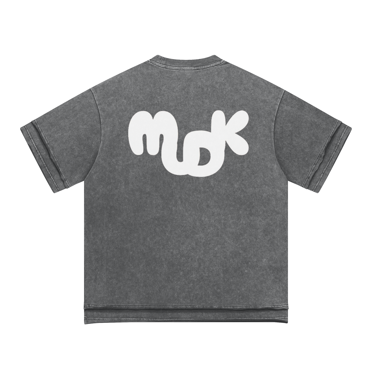ECHO Baggy Oversized T-shirt Carbon Ash MUDIK - Stand out. Stay true.