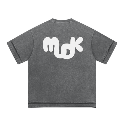 ECHO Baggy Oversized T-shirt Carbon Ash MUDIK - Stand out. Stay true.