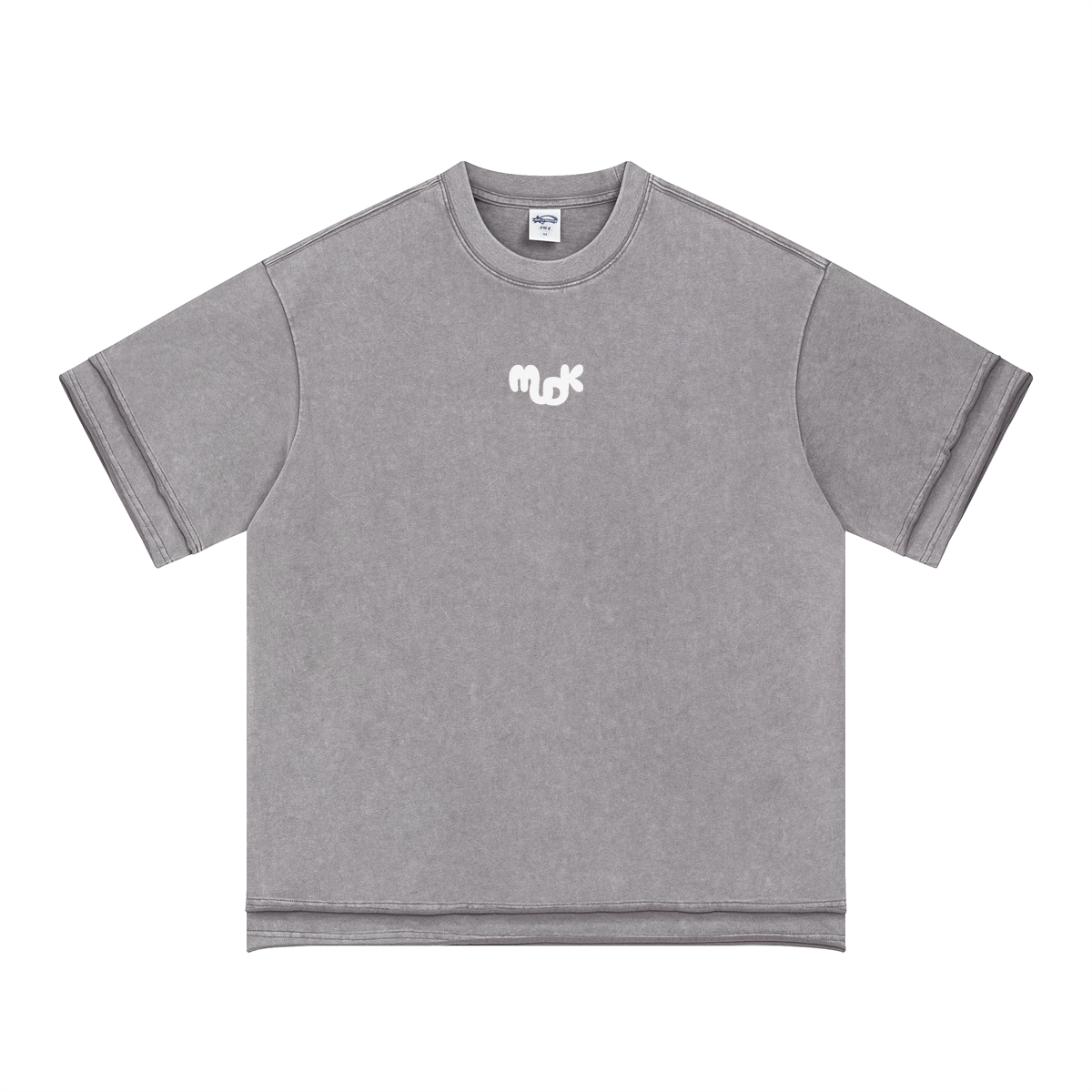ECHO Baggy Oversized T-shirt Medium Ash MUDIK - Stand out. Stay true.