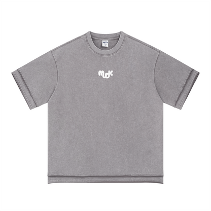 ECHO Baggy Oversized T-shirt Medium Ash MUDIK - Stand out. Stay true.
