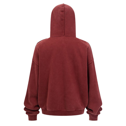 ECLIPSE Hoodie Washed Red