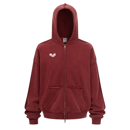 ECLIPSE Hoodie Washed Red