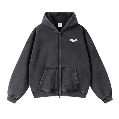 ECLIPSE Distressed Hooded Sweatshirt Black MUDIK - Stand out. Stay true.