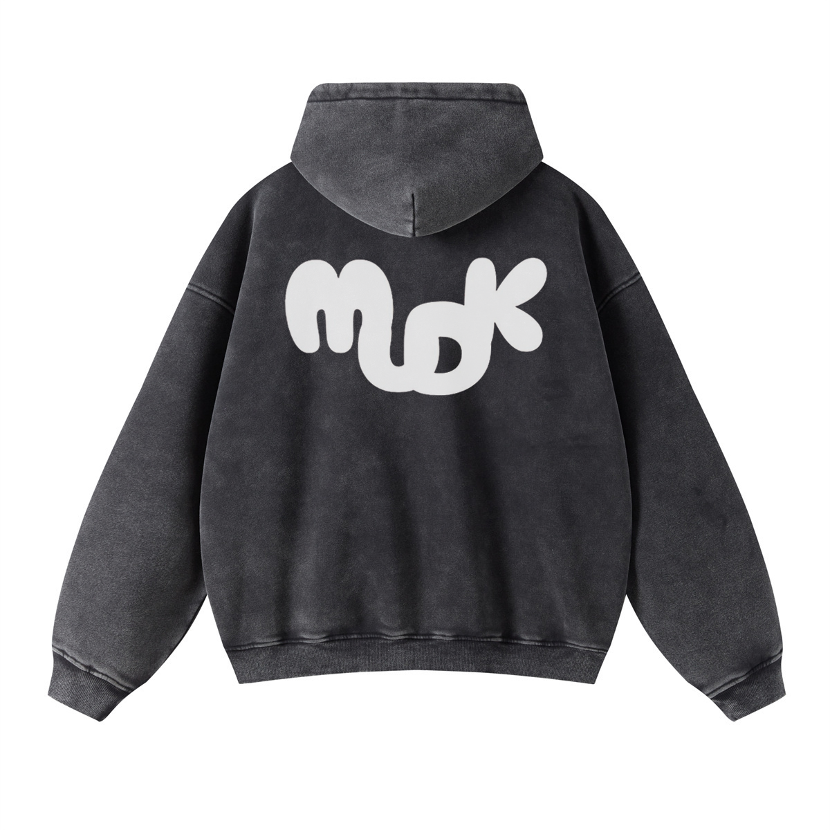 ECLIPSE Distressed Hooded Sweatshirt Black MUDIK - Stand out. Stay true.