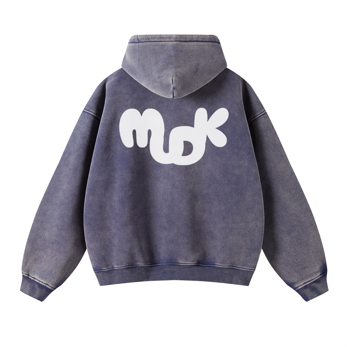 ECLIPSE Distressed Hooded Sweatshirt Dark Blue MUDIK - Stand out. Stay true.
