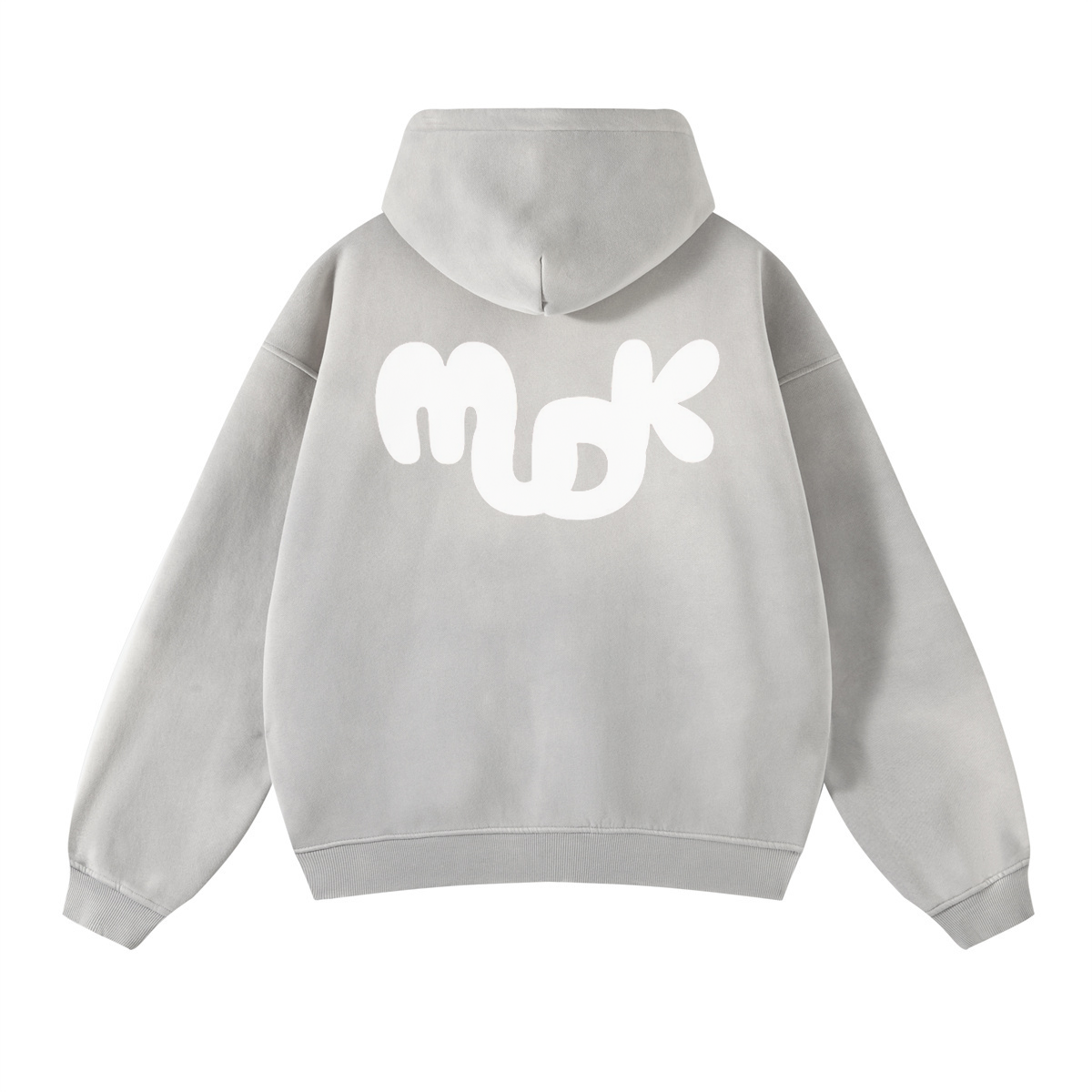 ECLIPSE Distressed Hooded Sweatshirt Gray MUDIK - Stand out. Stay true.