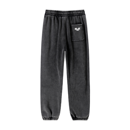 ECLIPSE Distressed Joggers Black MUDIK - Stand out. Stay true.