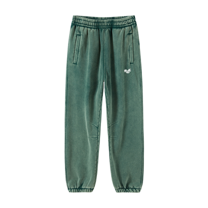 ECLIPSE Distressed Joggers Green MUDIK - Stand out. Stay true.