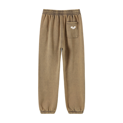 ECLIPSE Distressed Joggers Khaki MUDIK - Stand out. Stay true.