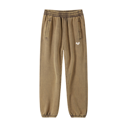 ECLIPSE Distressed Joggers Khaki MUDIK - Stand out. Stay true.