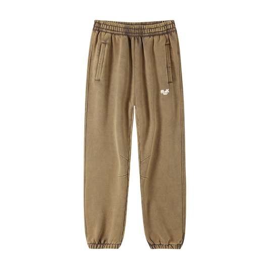 ECLIPSE Distressed Joggers Khaki MUDIK - Stand out. Stay true.