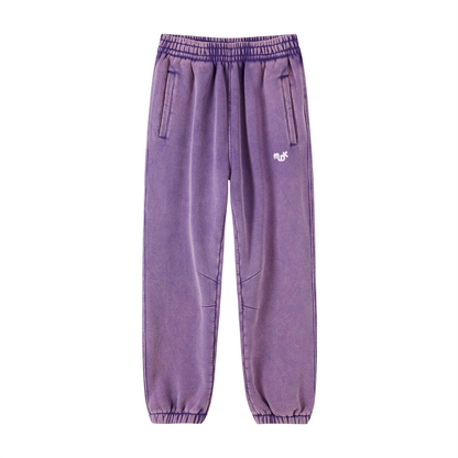 ECLIPSE Distressed Joggers Purple MUDIK - Stand out. Stay true.