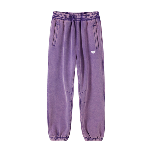 ECLIPSE Distressed Joggers Purple MUDIK - Stand out. Stay true.