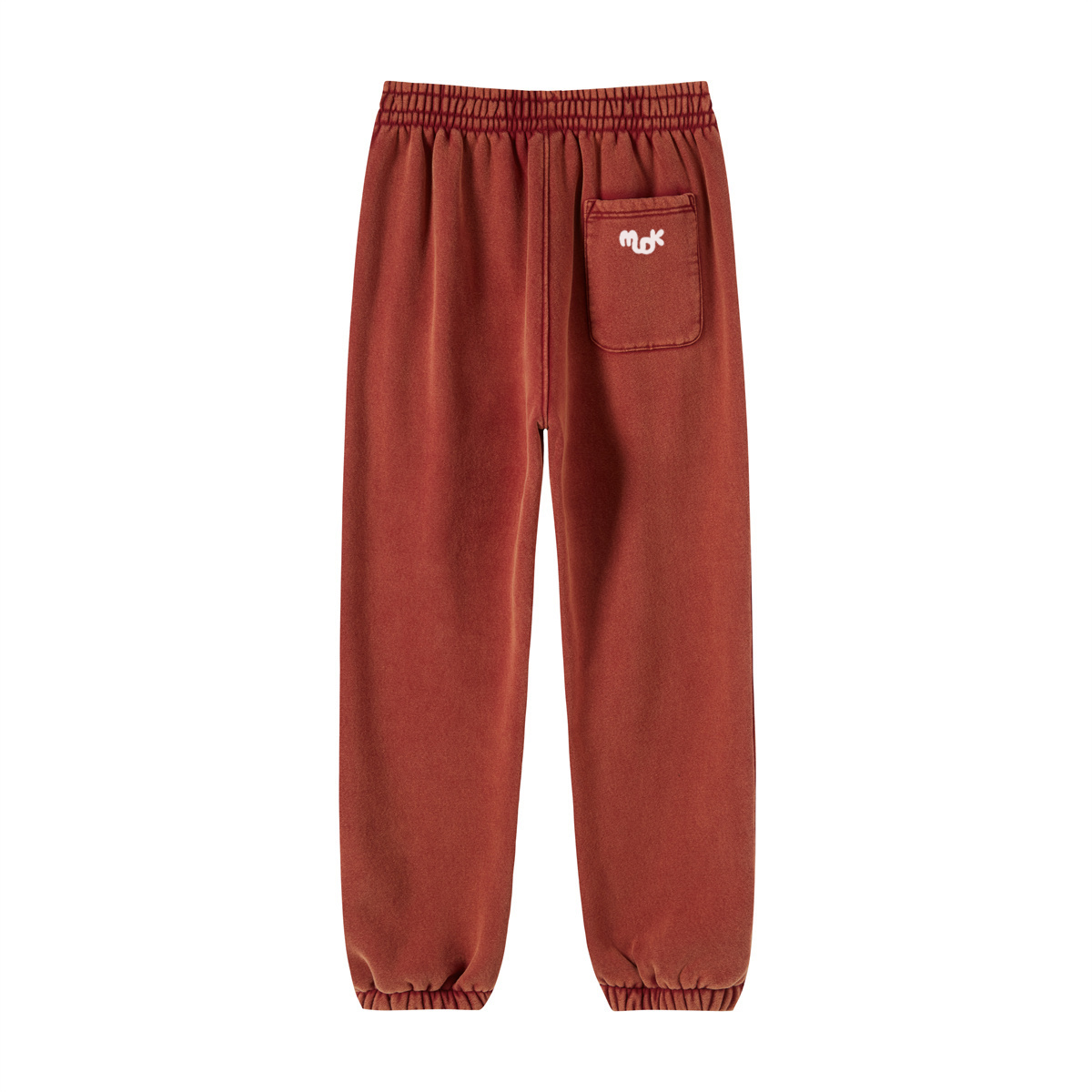 ECLIPSE Distressed Joggers Coral Red MUDIK - Stand out. Stay true.