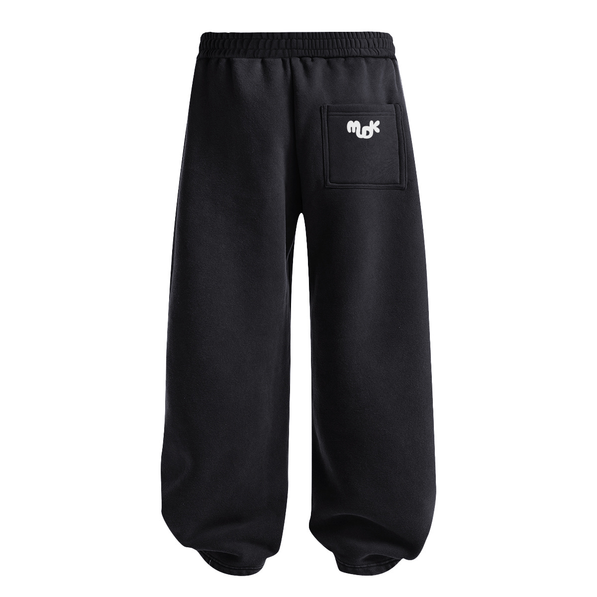 ECLIPSE Wide-leg Fleece Trousers Black MUDIK - Stand out. Stay true.