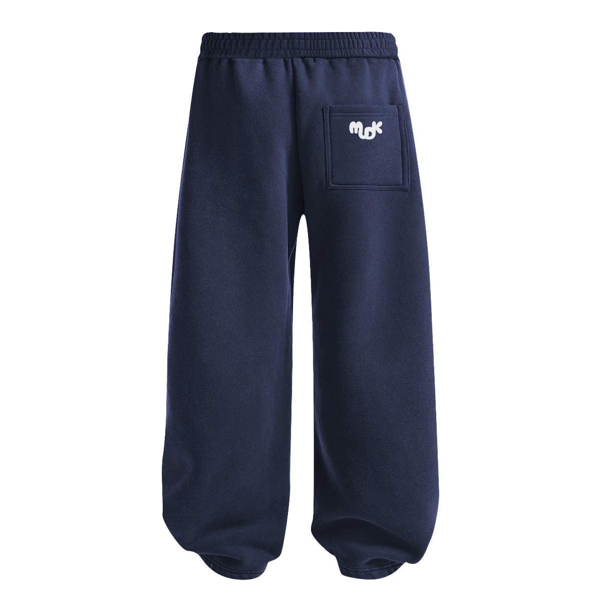 ECLIPSE Wide-leg Fleece Trousers Dark Blue MUDIK - Stand out. Stay true.