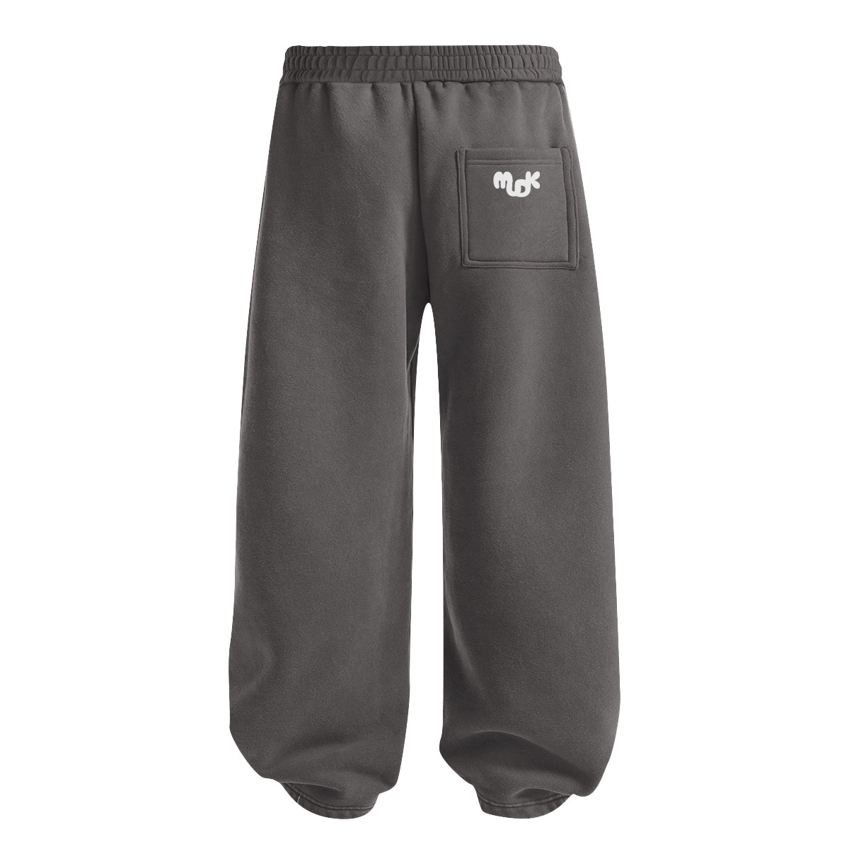 ECLIPSE Wide-leg Fleece Trousers Dark Gray MUDIK - Stand out. Stay true.