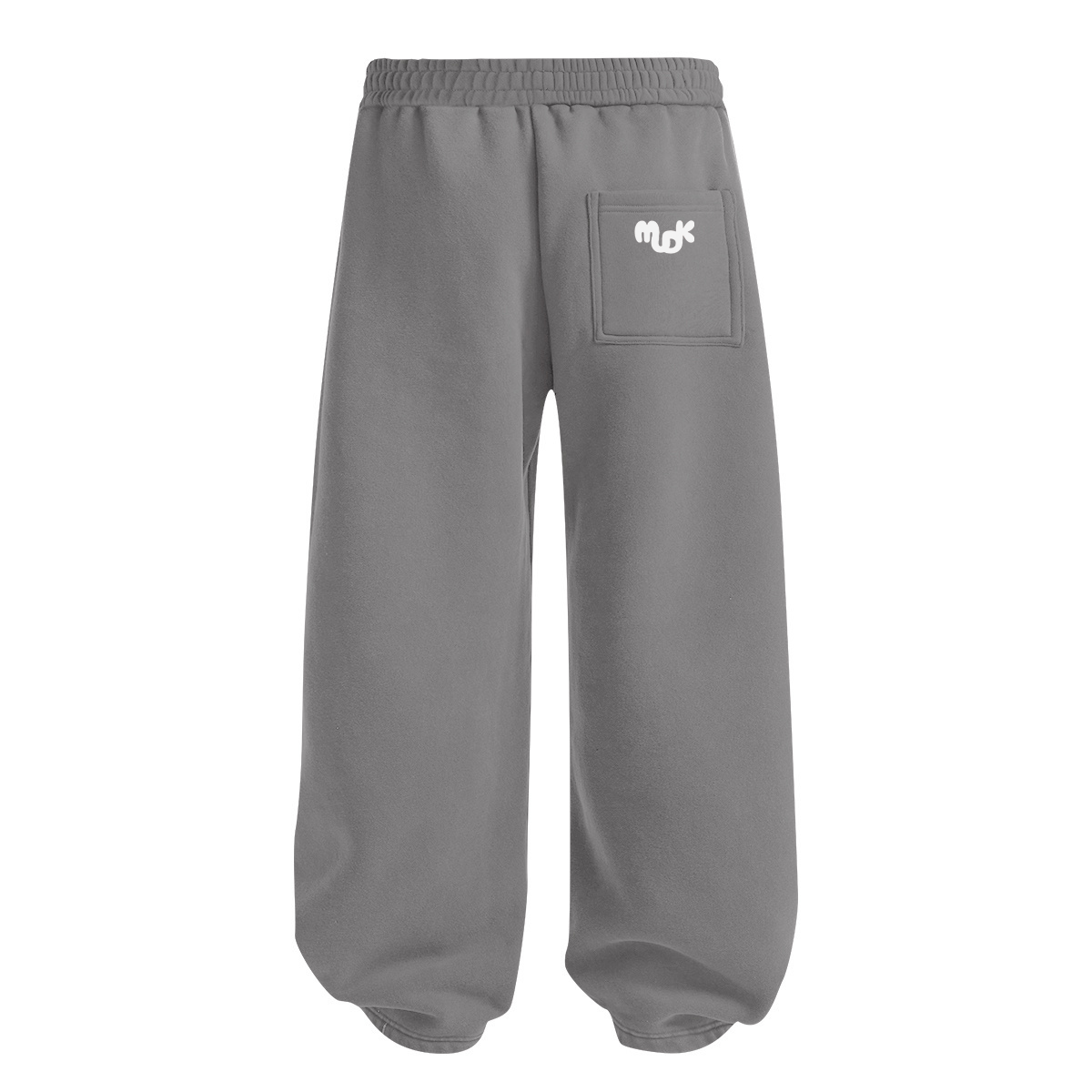ECLIPSE Wide-leg Fleece Trousers Gray MUDIK - Stand out. Stay true.
