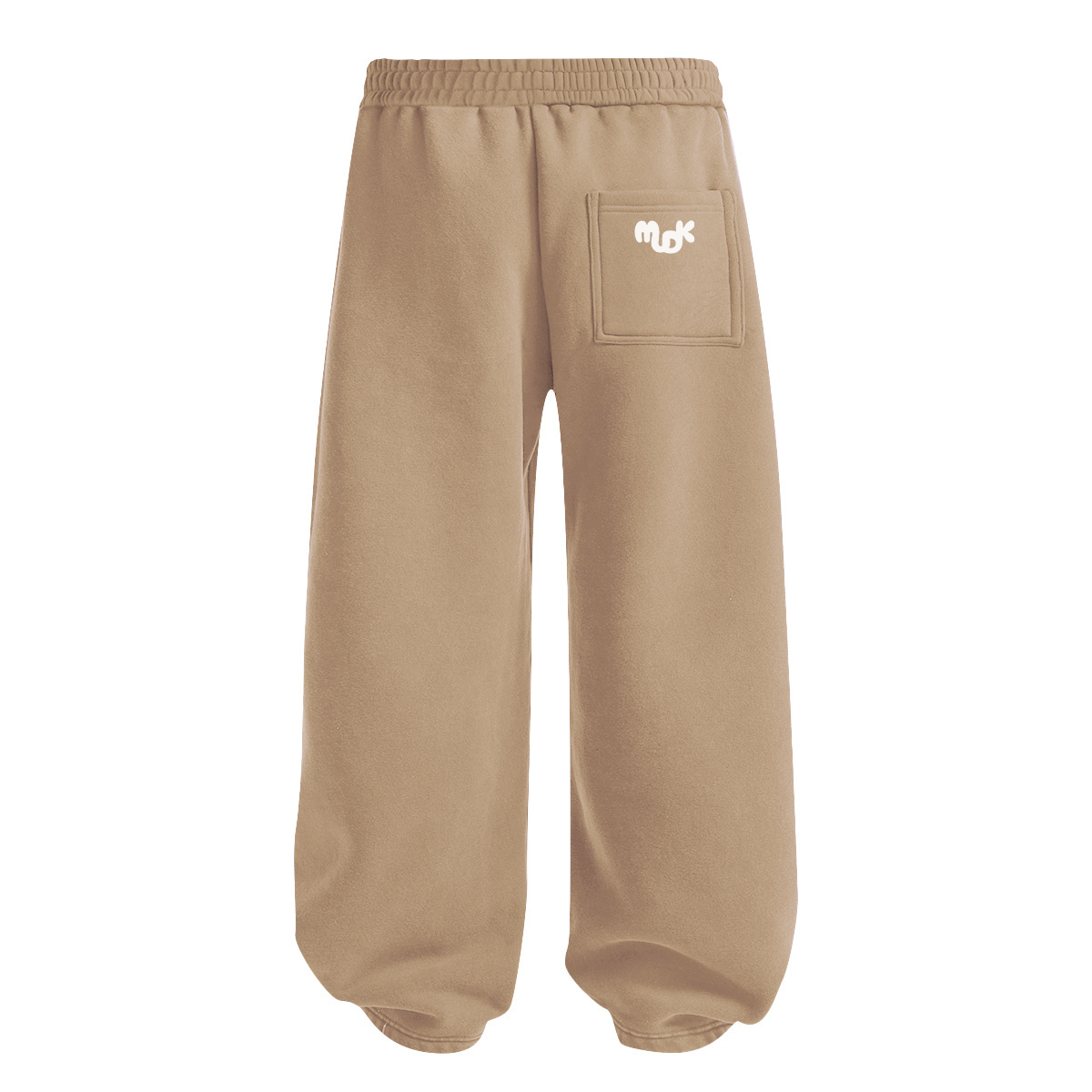 ECLIPSE Wide-leg Fleece Trousers Khaki MUDIK - Stand out. Stay true.