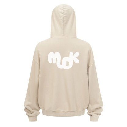 HALO Zipped Hoodie  Apricot MUDIK - Stand out. Stay true.