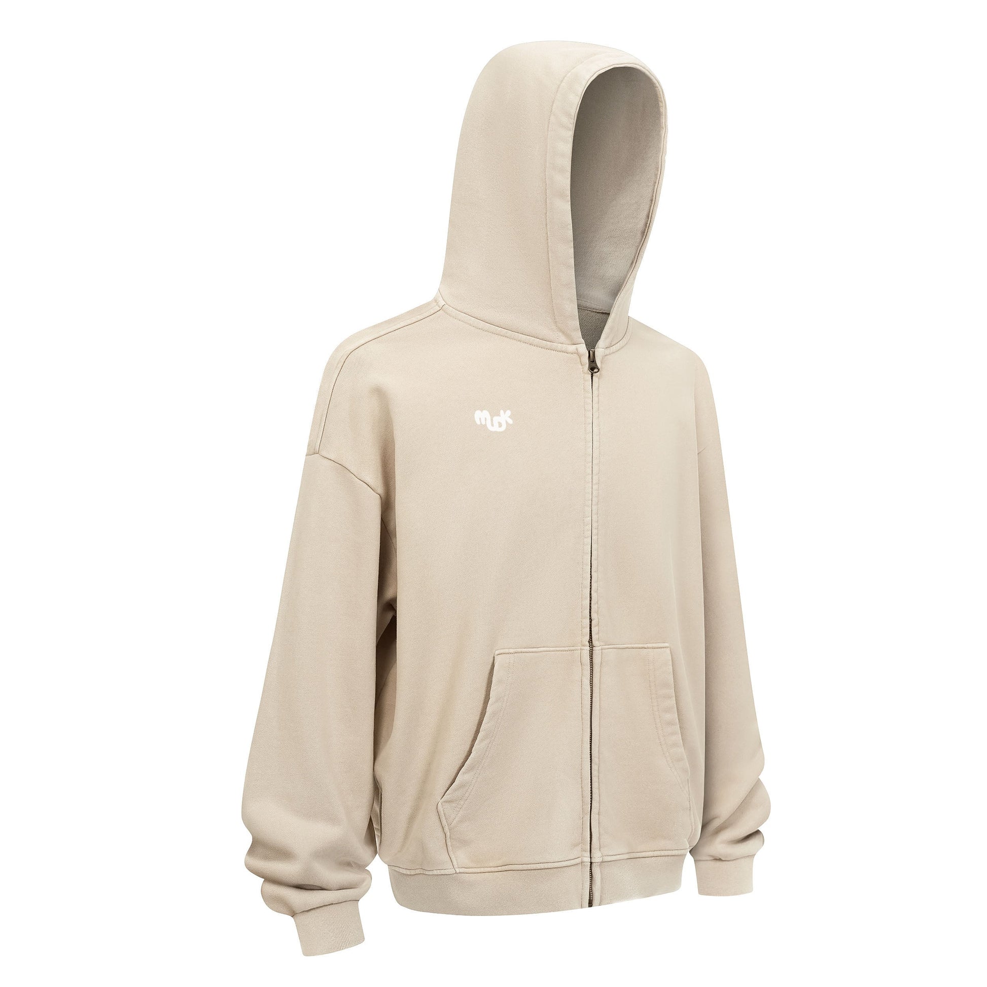 HALO Zipped Hoodie  Apricot MUDIK - Stand out. Stay true.