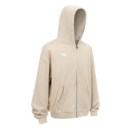 HALO Zipped Hoodie  Apricot MUDIK - Stand out. Stay true.