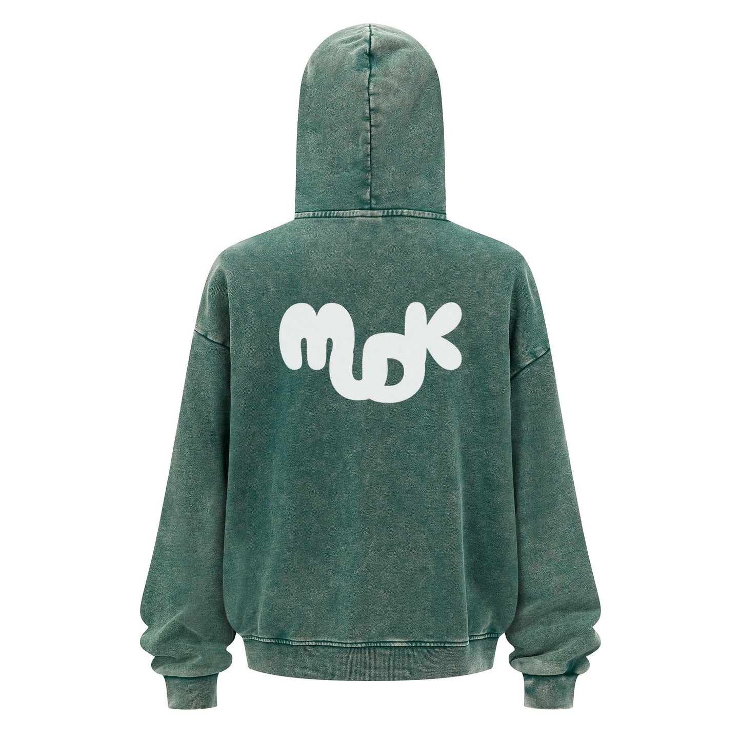 HALO Zipped Hoodie Green MUDIK - Stand out. Stay true.