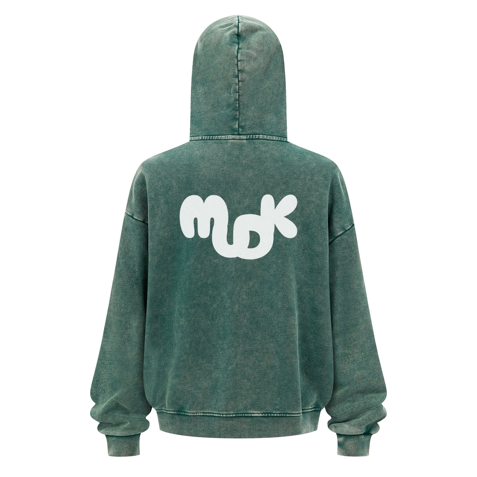 HALO Zipped Hoodie Green MUDIK - Stand out. Stay true.