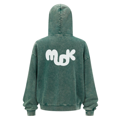 HALO Zipped Hoodie Green MUDIK - Stand out. Stay true.
