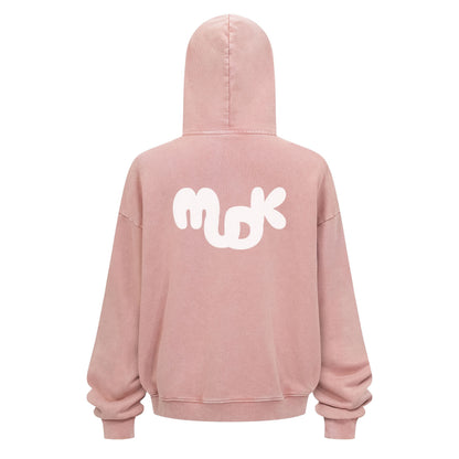 HALO Zipped Hoodie Pink MUDIK - Stand out. Stay true.
