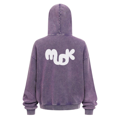 HALO Zipped Hoodie Purple MUDIK - Stand out. Stay true.