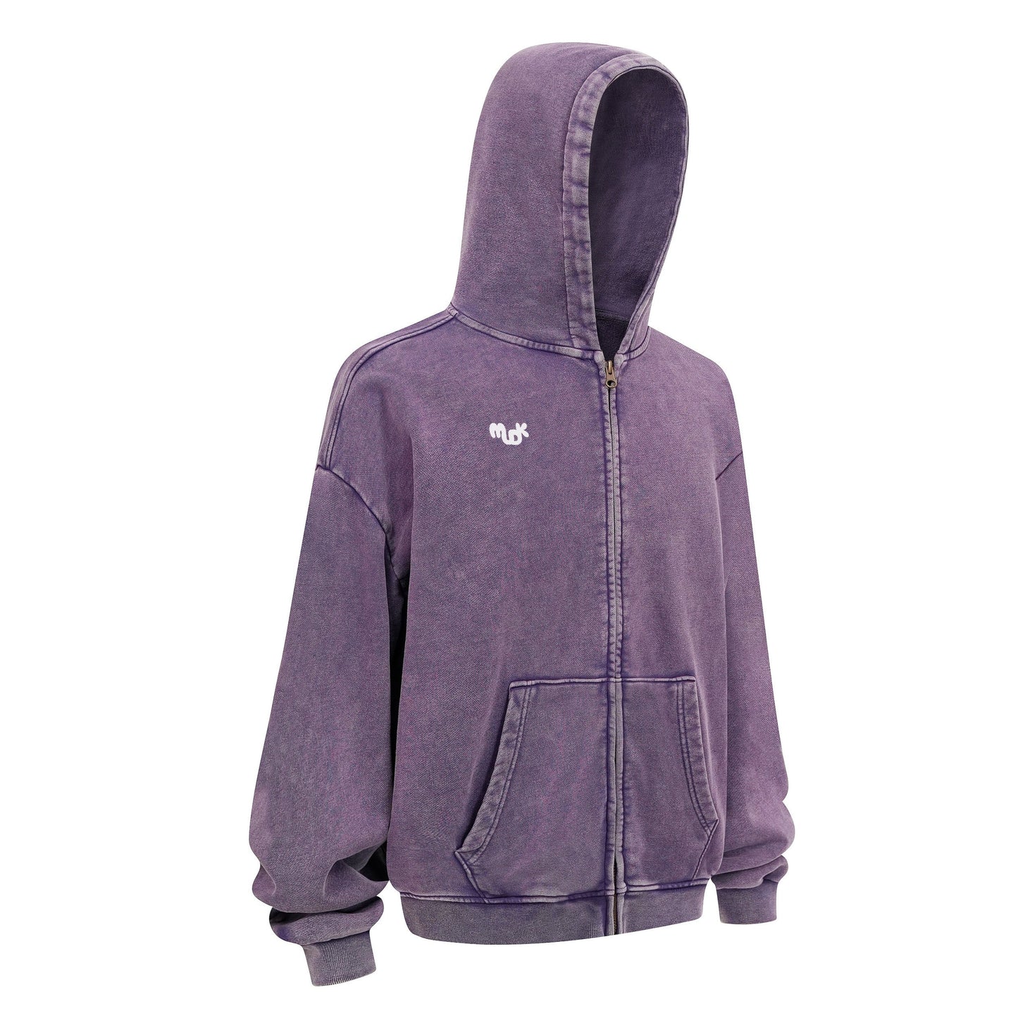 HALO Zipped Hoodie Purple MUDIK - Stand out. Stay true.