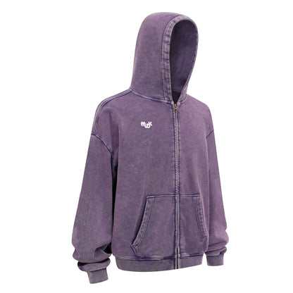 HALO Zipped Hoodie Purple MUDIK - Stand out. Stay true.