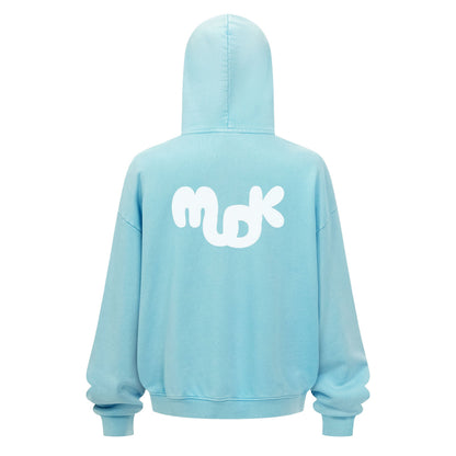 HALO Zipped Hoodie  Sky Green MUDIK - Stand out. Stay true.